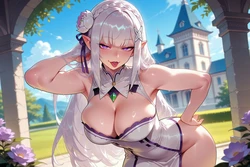[WAIfu_art] Emilia - Re:Zero 198p (Patreon) [AI Generated]
