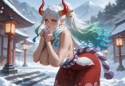 [CEOofMommies] Yamato - One Piece (Ai Generated)