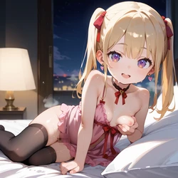 ロリ美少女と秘密の風俗 [AI Generated]