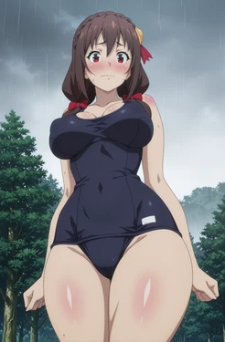 [Kotris/KoinaART] Yunyun in swimsuit ❤️❤️ (Patreon) [AI Generated]