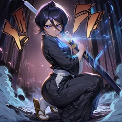 [Mathjob] [Request] Rukia Kuchiki x Goblins 朽木ルキア x ゴブリン (270pg) - Bleach (Patreon) [AI Generated]