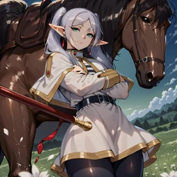 [Mathjob] Frieren Girl's x Goblin フリーレンxゴブリン (250p) - Frieren: Beyond Journey's End (Patreon) [AI Generated]