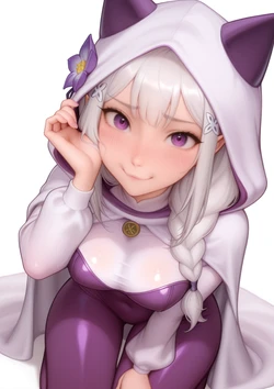 [NuageeArt] Emilia (Re:zero) (Patreon) [AI Generated]