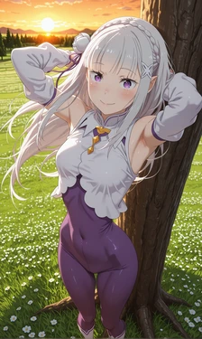 [The Goddess Factory] Emilia | Re:Zero - Starting Life In Another World (Soft Special - Poll Winner) (Patreon) [AI Generated]