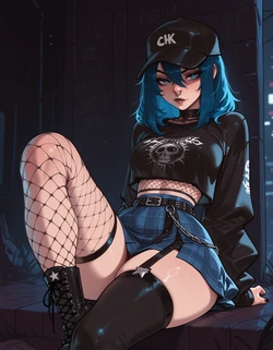 (Carmin Roux) Rosa Futa - OC [AI Generated]