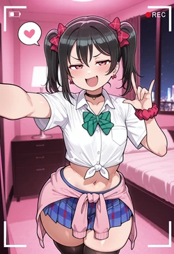 [Nankoai] Nico Yazawa-矢澤にこ-req-gyaru.uniform-lovehotel-recording-BBC- (Patreon) [AI Generated]