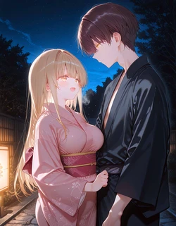 [ntaz] Mahiru Pink Kimono [AI Generated]