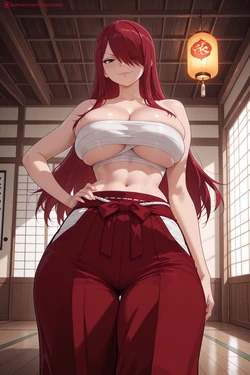  [Kira Amane] Erza Scarlet [AI Generated]