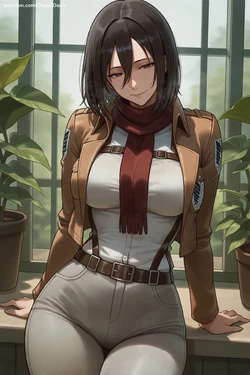 [Oppai Oasis] Mikasa Ackerman - Attack on Titan [AI Generated]