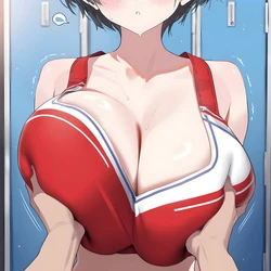 (Bluebird) Tsubaki Kasuga cheerleader [AI Generated]