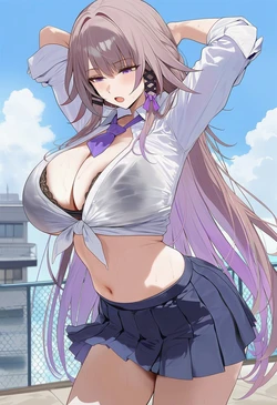 (osanpomichi) The Herta マダム・ヘルタ (honkai star rail) [AI Generated]