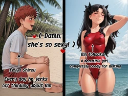 [PhantomArt] Rin X BBC - Fate (The first half of the story) (Patreon) [AI Generated]
