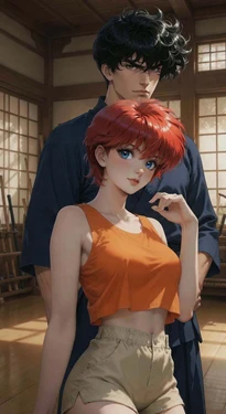 Ranma 1/2 - Ranma and Tatewaki Kuno 1 [AI Generated]