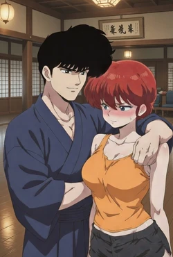 Ranma 1/2 - Ranma and Tatewaki Kuno 2 [AI Generated]