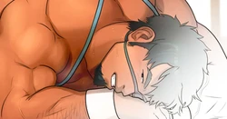 [Yuatari] Muscular Guy Showing Off His Flexibility