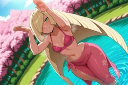 [Ecchi Vault] Lusamine - Pale skinned male [AI Generated]