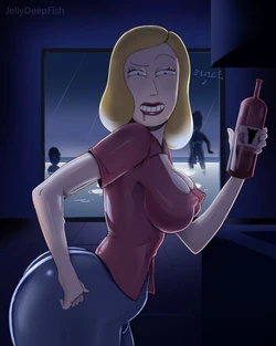[JellyDeepFish] Beth got a new fav wine (Rick and Morty) (Animated)