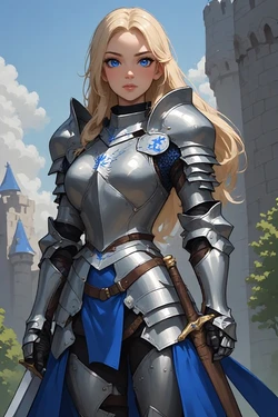 Holy Knight defeated used and sold [AI Generated]