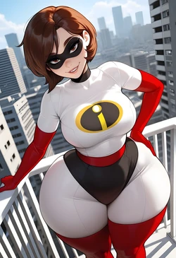 DreamcoreArt - Set - 1844 Elastigirl BBC (Mega Set) (Patreon) (AI Generated)