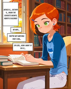 Gwen - Naked School Day [AI Generated]