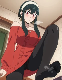 [アトリエくろてふ👣] footjob 旧作 Yor Forger / Yor Briar (Spy x Family) [144P] [AI Generated]