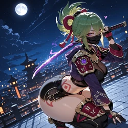 [Miyu] Kuki Shinobu: A Ninja's Detour [AI Generated]