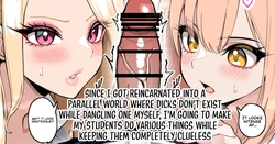 [Sakidesu] Reincarnated into a parallel world where penises don't exist, while dangling one myself