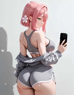 [Shiro Dola] Hakari Hanazono [13p] 18+ Sexy Gym clothes (Patreon) [AI Generated]