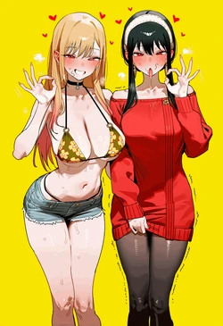 [regy/regy_2] kitagawa_marin & yor 900P (Patreon) [AI Generated]