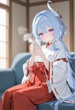 [misoya]---[巫女装]奥黛塔小姐请不要在我的XP上跳舞！---[O神--奥黛塔] -150%年龄参数-- [AI Generated]
