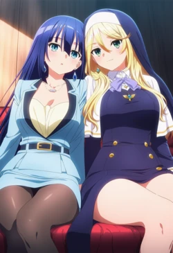 [Corudozera] [150pics] Ayano Yuugiri x Sharon Holygrail (夕桐アヤノxシャロン・ホーリーグレイル) / Engage Kiss (エンゲージ・キス) [AI Generated]