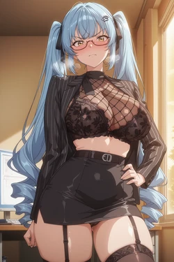 [ZwephixAI] Privaty (Sharp Lesson Outfit) [AI Generated]