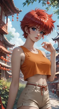 Ranma 1/2 - Ranma and Hiroshi [AI Generated]