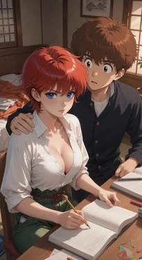 Ranma 1/2 - Ranma and Hiroshi 2 [AI Generated]