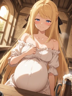 [colox76] A simple compilation with pregnant Ariel (Order) [AI Generated]