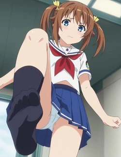[アトリエくろてふ👣] footjob 旧作 Akeno Misaki (High School Fleet) [181P] [AI Generated]
