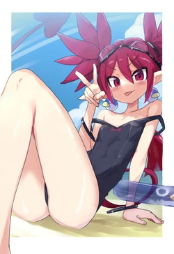 [じゃんくピーナッツ] 水着エトナの季節が来た (魔界戦記ディスガイア)