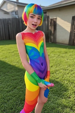 Bodypaint Trans Girls and Traps [AI Generated]