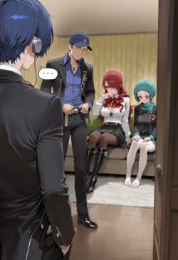 [thxxx59] PERSONA 3 Chidori x Makoto Uncensored FULL (Patreon) [AI Generated]
