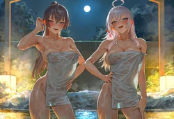 [Sticky] (56p) Roshidere - Alya x Yuki Onsen 3P (Patreon) [AI Generated]