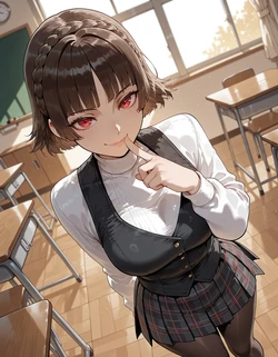 [LyuraiArt] [Commission T4] Makoto Niijima (Persona 5) | +210 Pics | LyuraiArt (Patreon) [AI Generated]