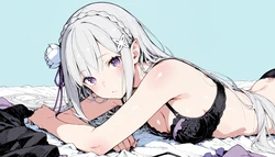 [yanai-hide] [Venu] Emilia エミリア リゼロ (Patreon) [AI Generated]