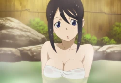 [Sira] Tsubaki Nakatsukasa hot spring / ツバキ 温泉 (Soul Eater) [AI Generated]