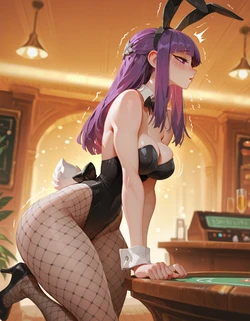 [Fresk0n] Frieren | Fern | Casino - Bunny Suit (Patreon) [AI Generated]