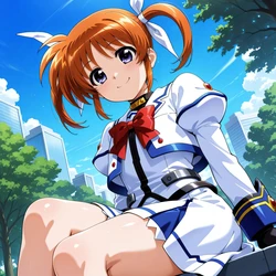[zenzenCG集] CG#134: Nanoha Takamachi [AI Generated]