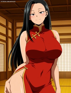[ANIPAI] Yaoyorozu Momo - My Hero Academia [171 pics + 12 Animations / Full Set] Chinese Dress (Patreon) [AI Generated]