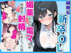 [ビッチ女子校生] 純粋な新卒OLに媚薬からの電マ攻め何度も射精しまくった話 [AI Generated]