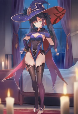 [Serain] NSFW | Mona | Genshin Impact | 159p [AI Generated]