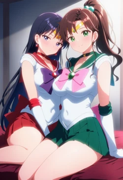 [Corudozera] [150pics] Sailor Mars x Sailor Jupiter (セーラーマーズxセーラージュピター) / Sailor Moon (美少女戦士セーラームーン) [AI Generated]
