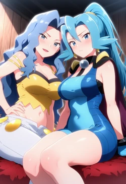 [Corudozera] [150pics] Karen x Clair (カリンxイブキ) / Pokémon (ポケットモンスター) [AI Generated]